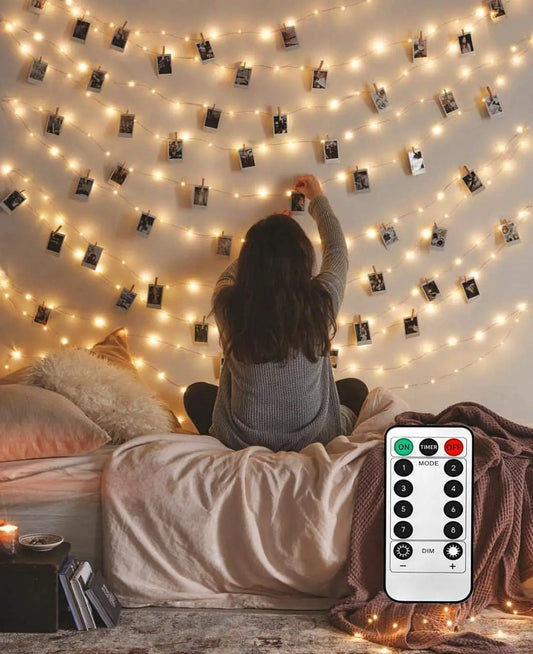 LED Picture Clip String Lights